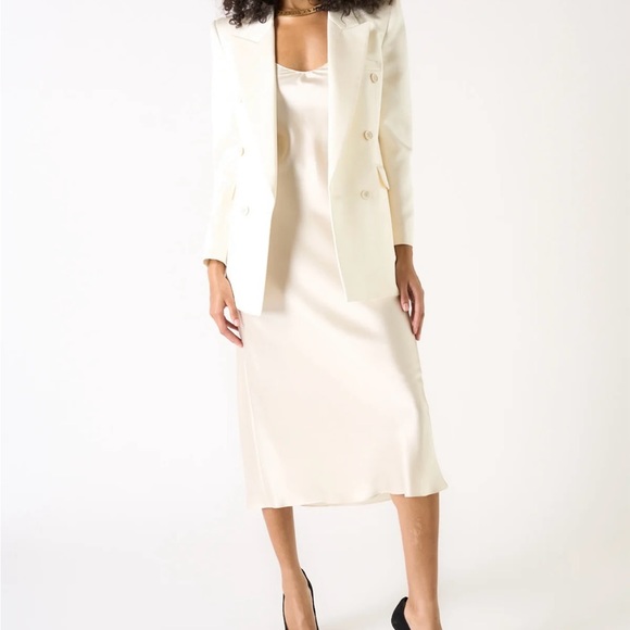 NWOT Sablyn Taylor Slip Dress in Prism (Beige) size XS - Picture 5 of 7